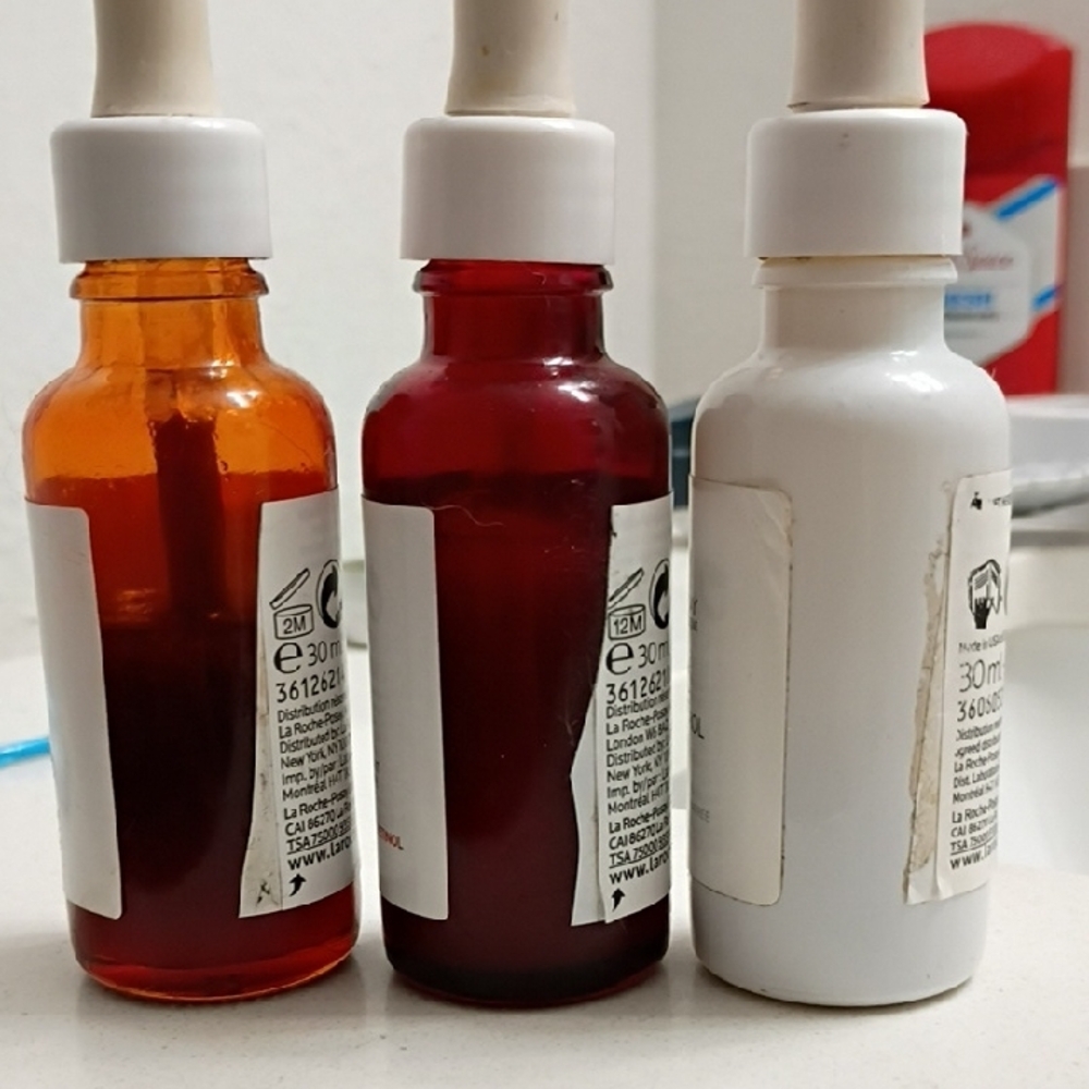 La Roche-Posay Skincare Serum Trio - Orange, Red, White - Picture 2 of 3